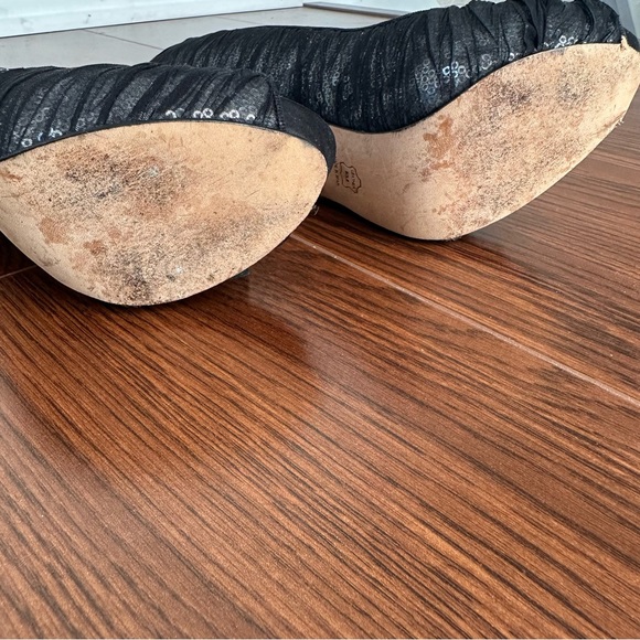 Badgley Mischka “Star” Platform Pumps Black Size 7 - Picture 12 of 14